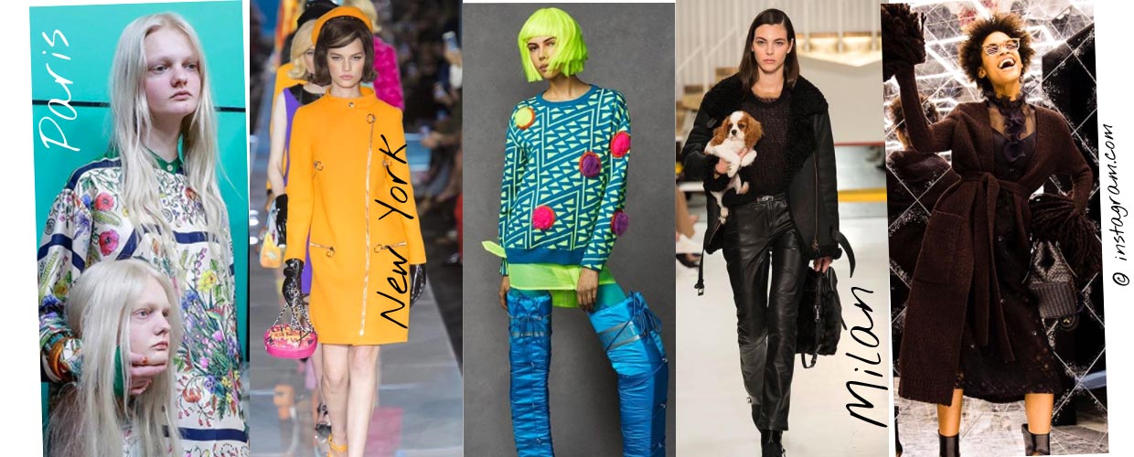 milan-newyork-paris-fashion-moschino-gucci-tods-gigihadid-model-catwalk-color-dress-jeremyscott-dog